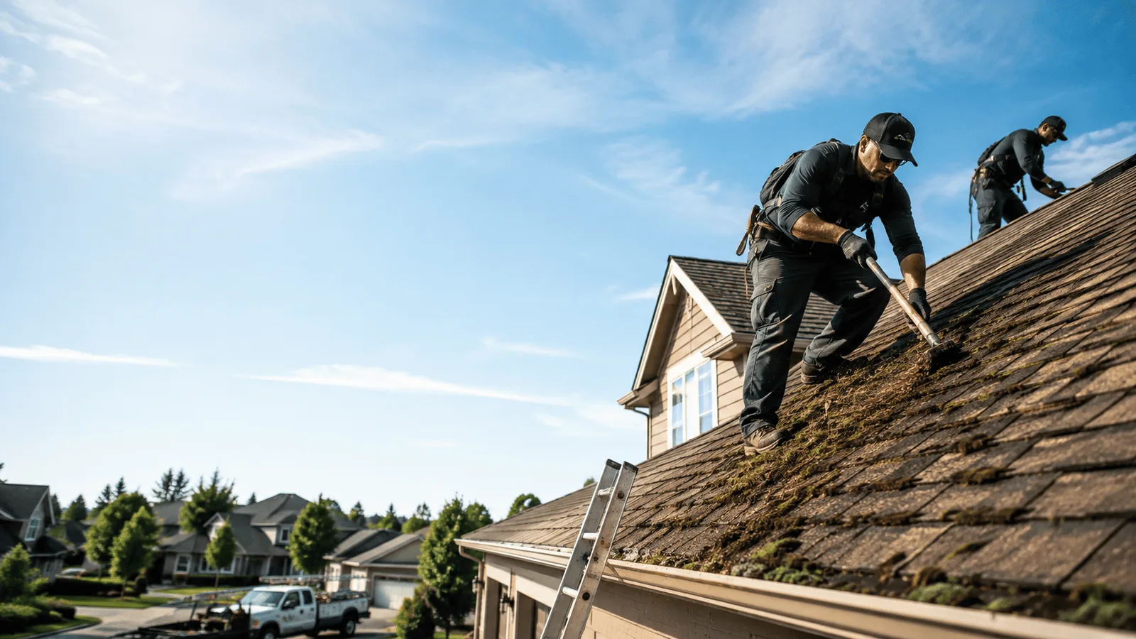 Roof Moss Removal in Harrison, AR near me